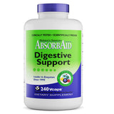 Absorbaid: bouteille d’enzymes digestives après repas pour une digestion potentiellement plus fluide.