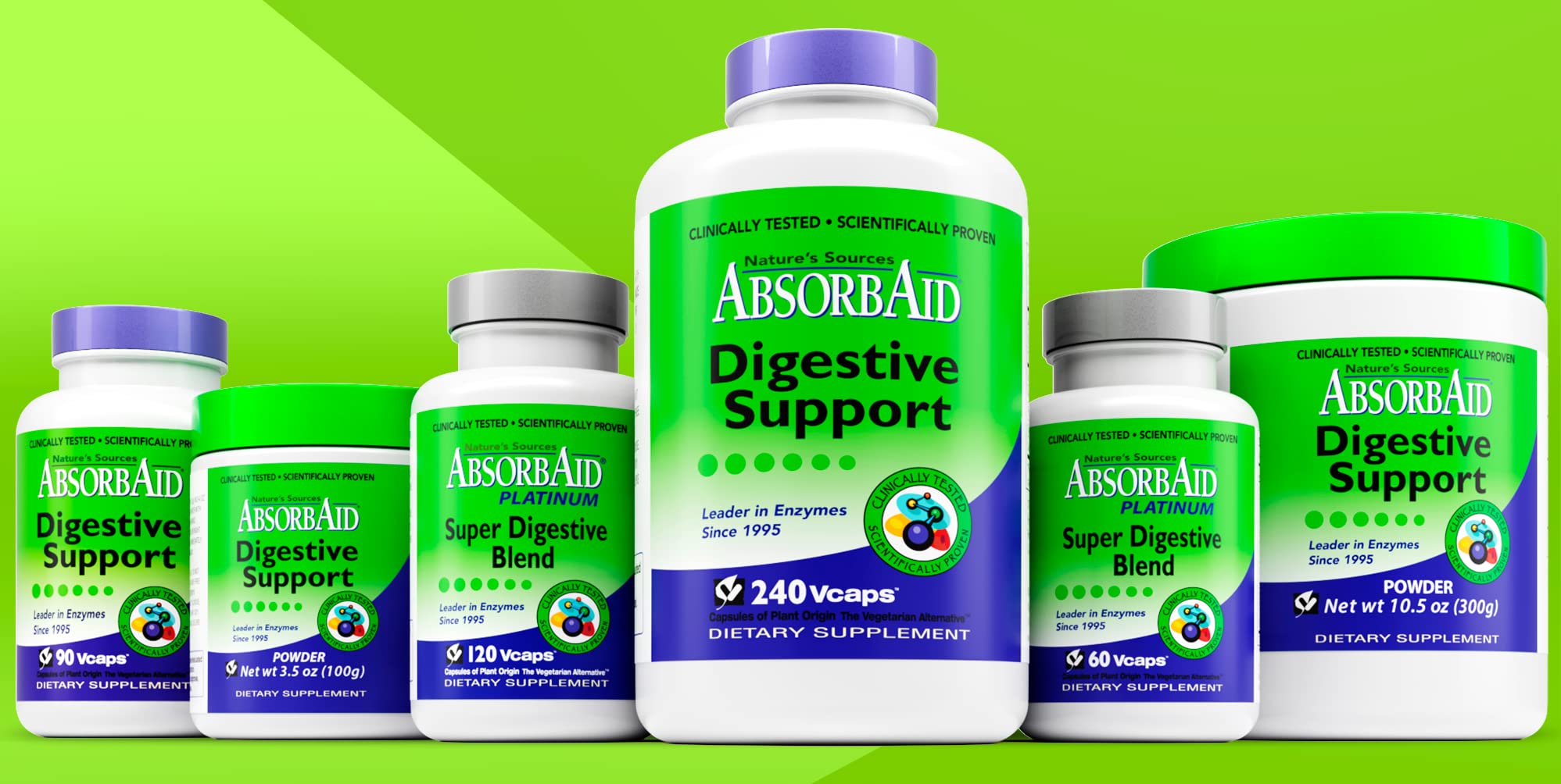 Absorbaid: dioxyde de silicium et leucine pour la texture des gélules.