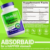AbsorbAid met en avant des ingrédients végétaux et naturels pour le soutien digestif.
