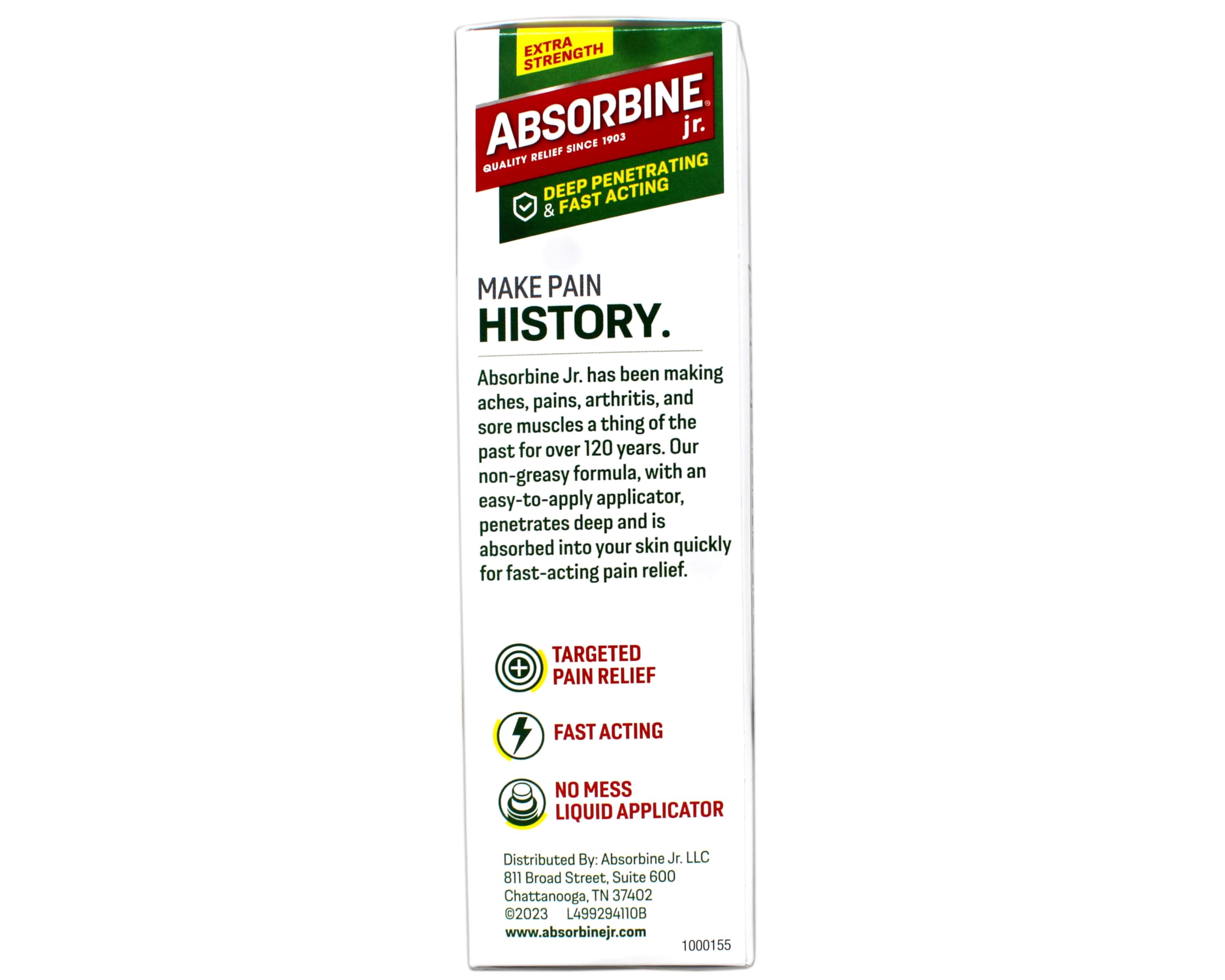 Absorbine Jr. relief-douleur-musculaire: confort après effort.