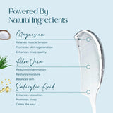 Abundant Natural Health Gel Océan Soulage – ingrédients naturels rafraîchissants et apaisants.