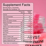 ABYST gommes phéromones pour femmes – gommes à la fraise, goût fruité et agréable.