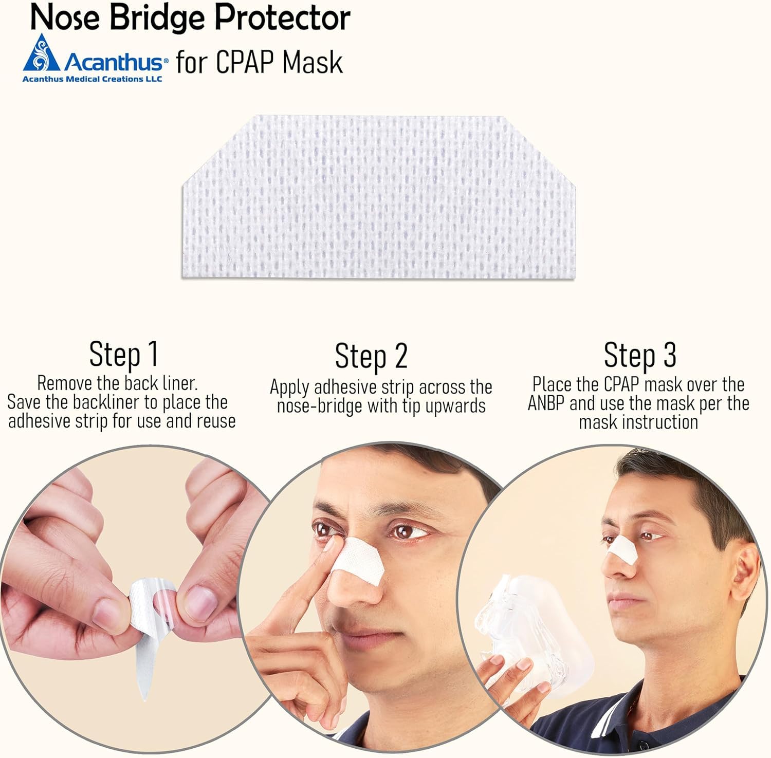 Acanthus ANBP, compatibilité universelle avec la plupart des masques CPAP.