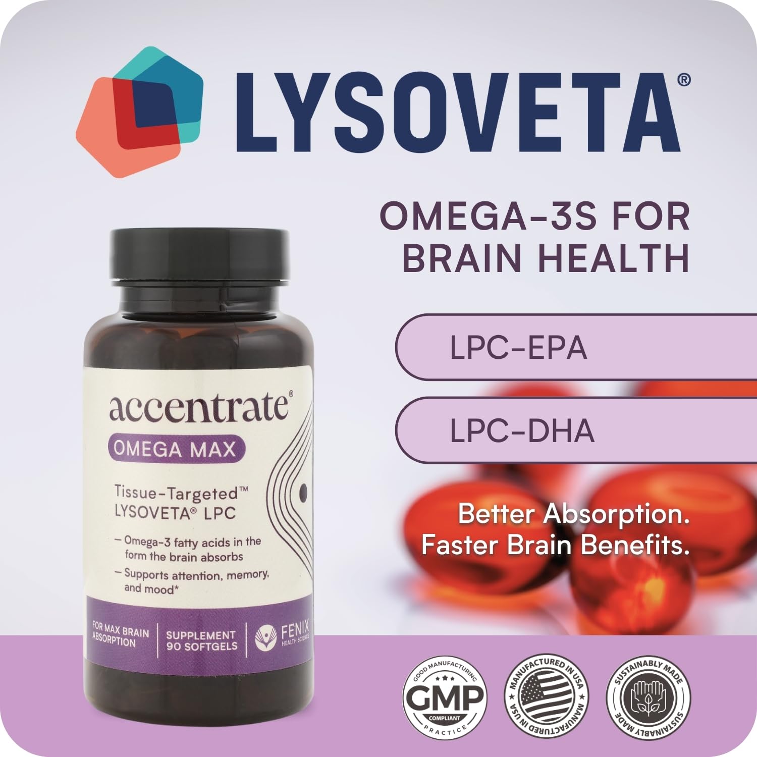 Porteurs APOE4 : Omega Max favorise une absorption cérébrale directe