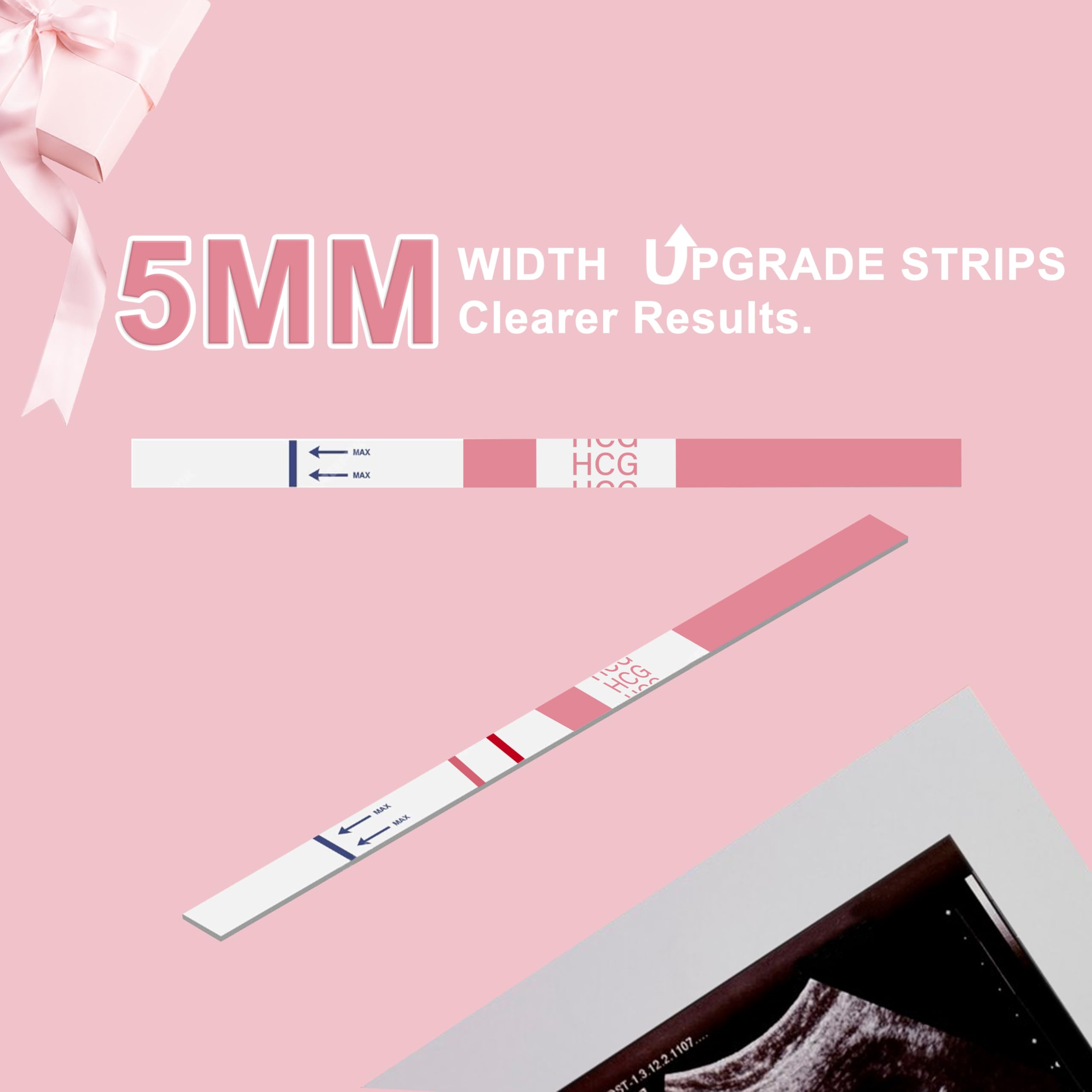 ACCUBIO test hCG en immersion, utilisation rapide et simple.