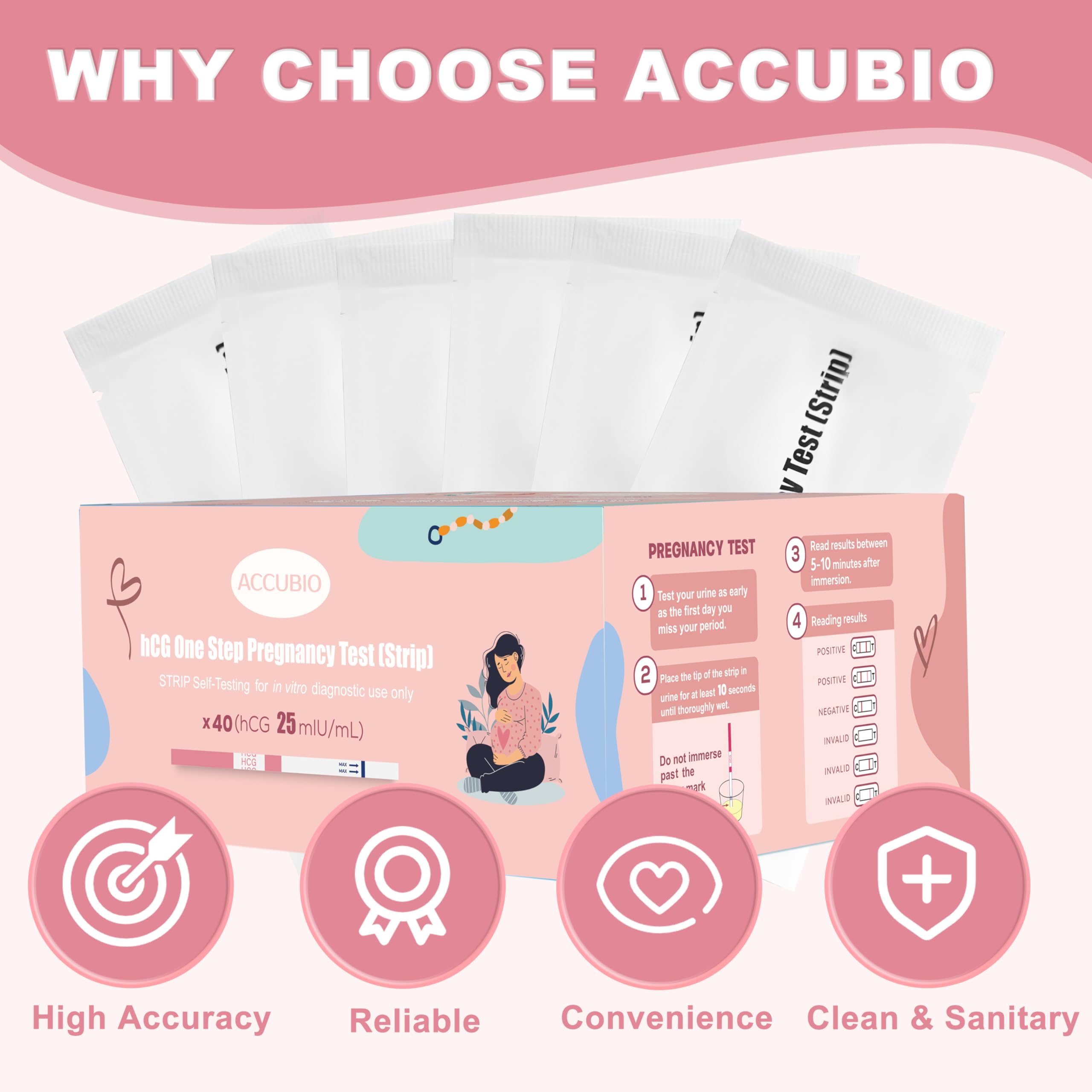 ACCUBIO: kit portable et léger, parfait pour rangement dans un sac.