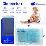 Pack gel Accurate 6x10 offre compresses chaudes/froides réutilisables et durables.