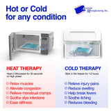 Pack gel chaud Accurate Manufacturing, chaleur douce pour détendre les muscles.