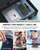 Design élégant et portable pour rester organisé en déplacement.