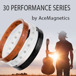 AceMagnetics RallyBand total Gauss 105k, puissance magnétique globale.
