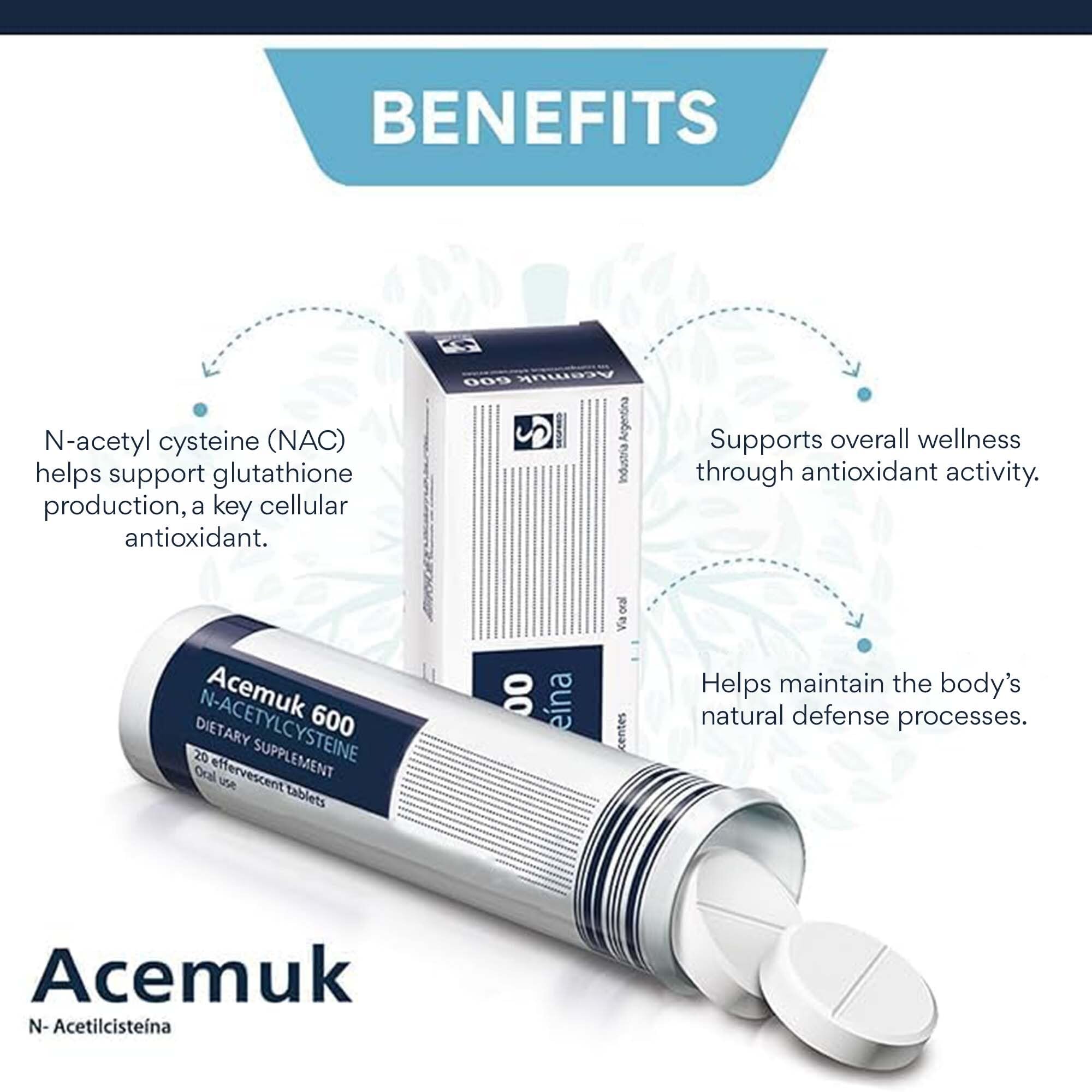 Acemuk NAC 600 – bouteille et étiquette, référence fiable pour votre routine nutritionnelle.
