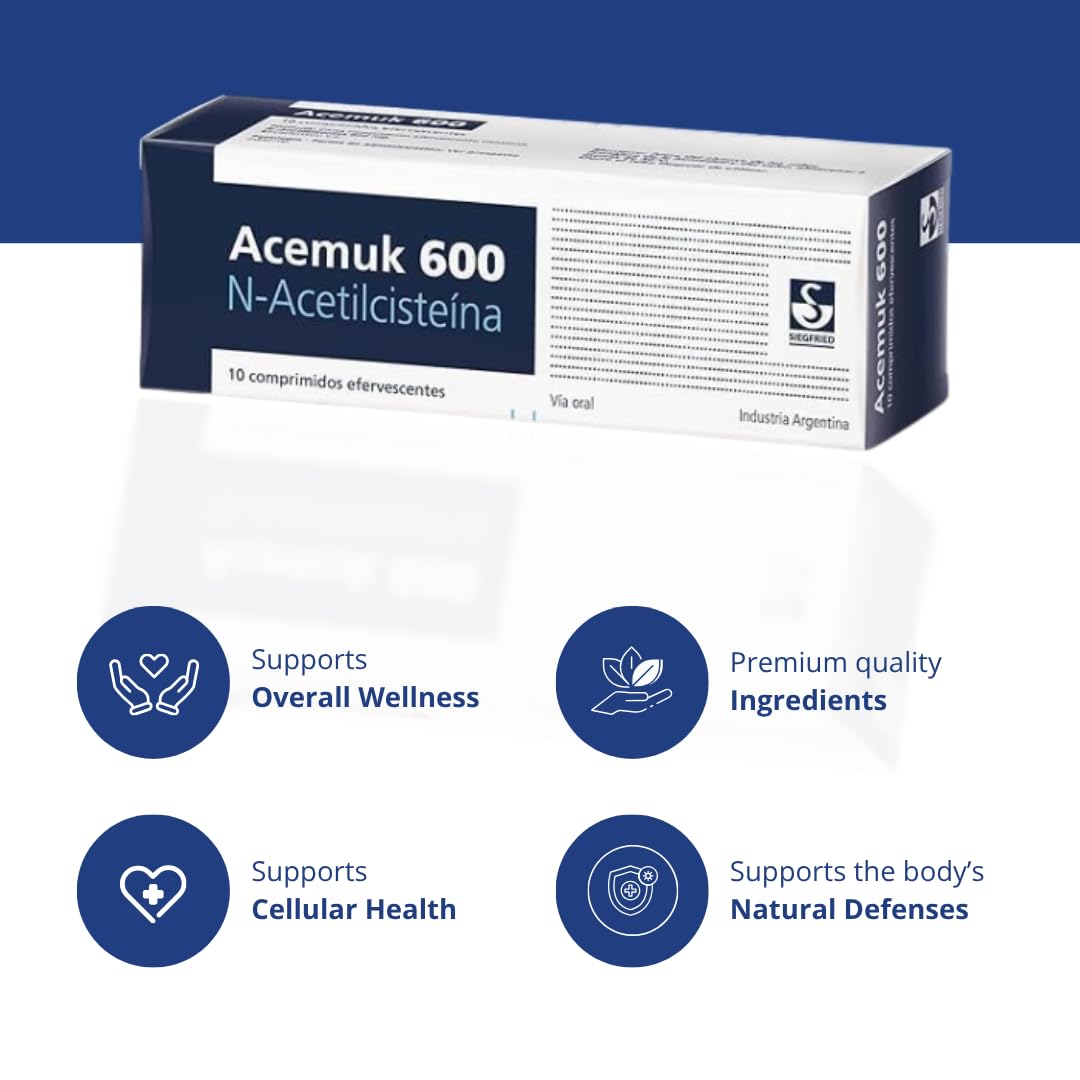 Acemuk NAC 600 – comprimés en gros plan, prise fluide et régulière.
