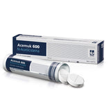 Acemuk NAC 600 mg – bouteille et comprimés, soutien antioxydant potentiel au quotidien.