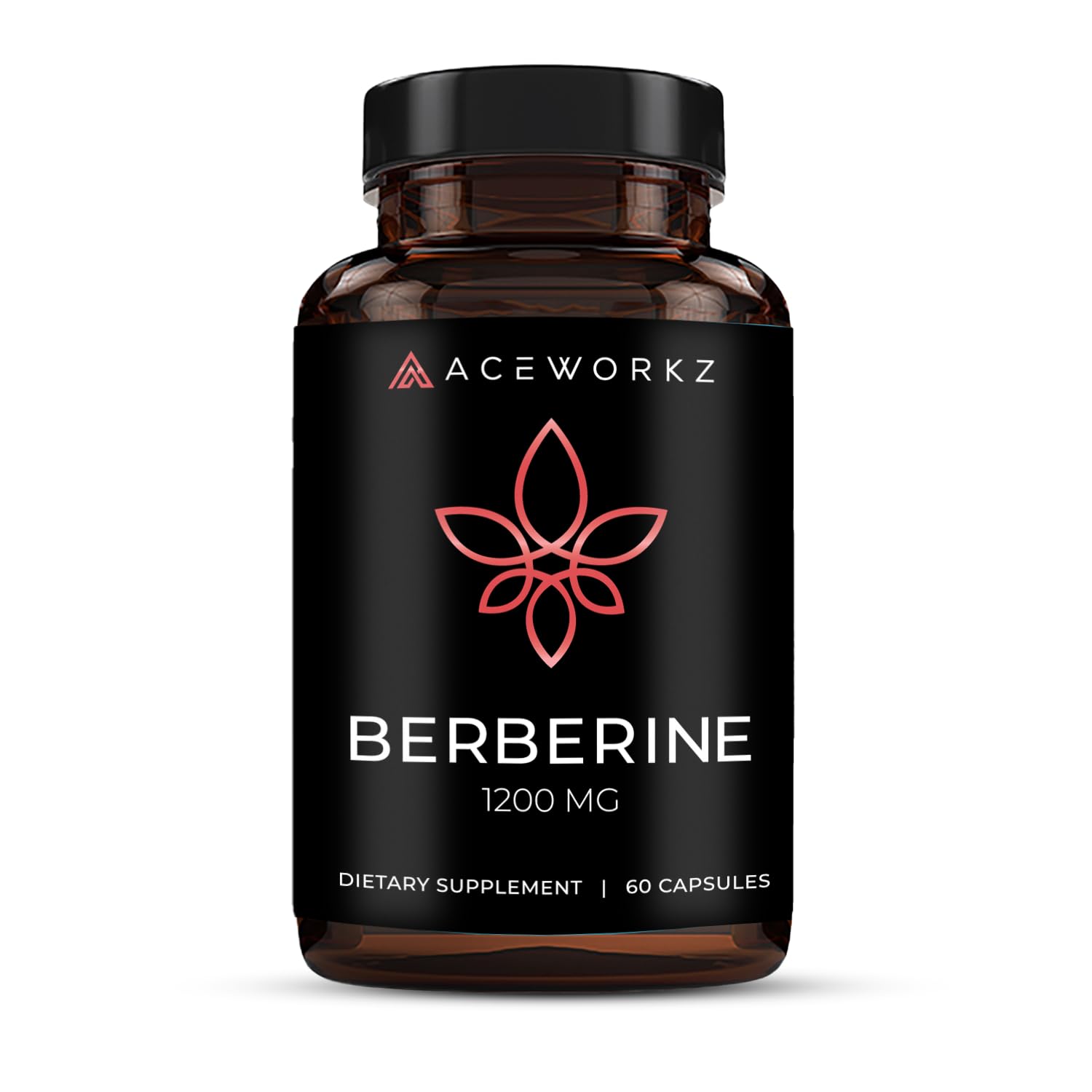 ACEWORKZ Berberine – bouteille du flacon pour le soutien métabolique potentiel.