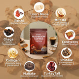 ACLINKI Café champignons Chaga pour énergie douce et durable