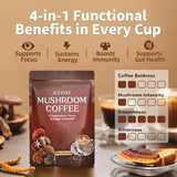 ACLINKI Café champignons Ganoderme rouge pour le soutien immunitaire