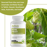 Aclivia Noni hawaïen, source de vitamine C, potassium et fer.