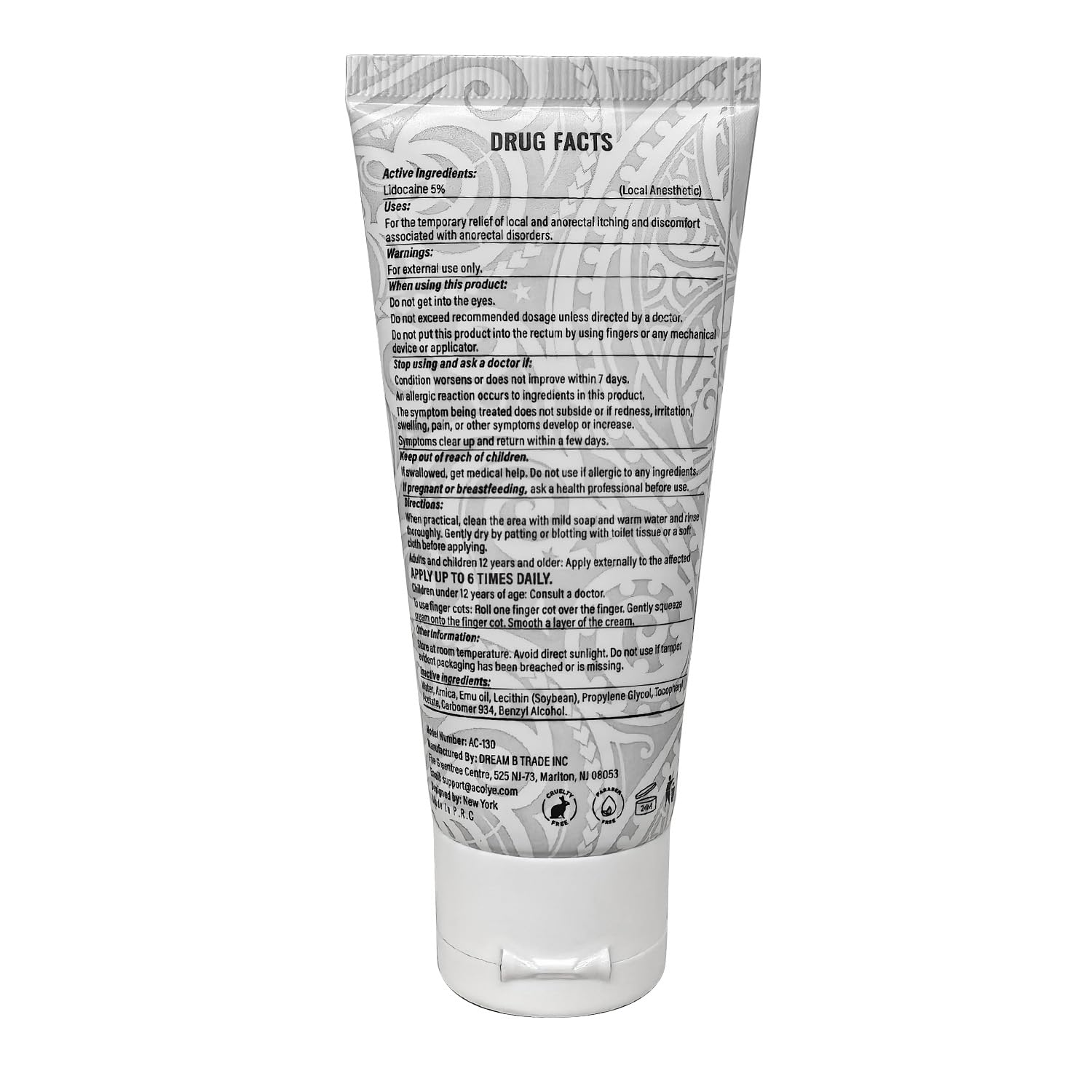 Acolye Crème utilisation avant, pendant et après traitement.