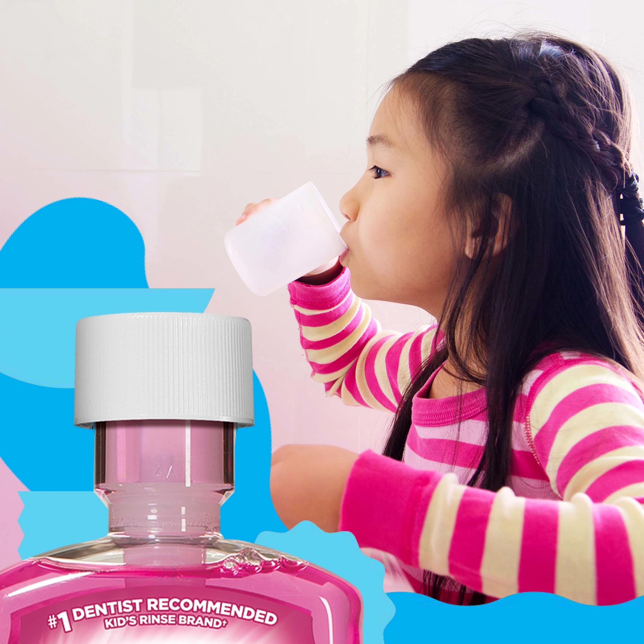 ACT Kids gout bubble gum parfum plaisant favorisant l hygiene bucco-dentaire