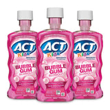 ACT Kids rinage fluorure bubble gum bouteille: rituel frais pour l hygiene bucco-dentaire