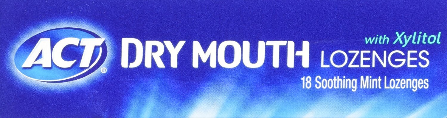 ACT Pastilles bouche sèche menthe – respiration fraîche après repas ou travail.