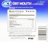 ACT Pastilles bouche sèche menthe – usage en déplacement pour rafraîchir l'haleine.