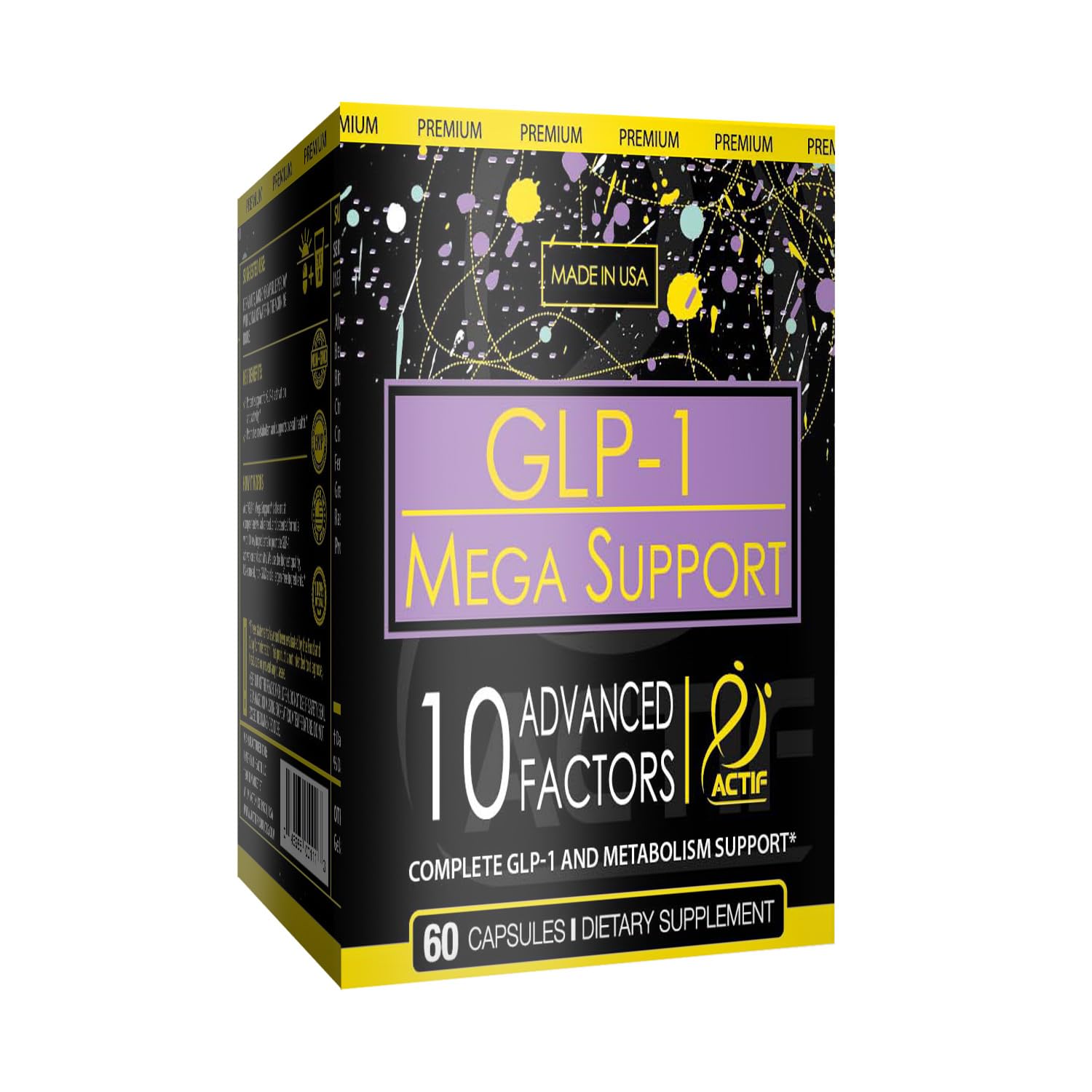 ACTIF GLP-1 Mega Support utilisation quotidienne et énergie potentielle.