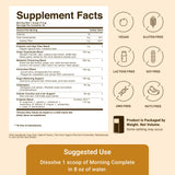 ACTIVATEDYOU Morning Complete, étiquette et informations qualité claires.