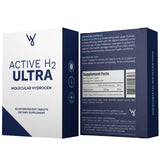 Active H2 – verre d'eau avec tablette prête à boire.
