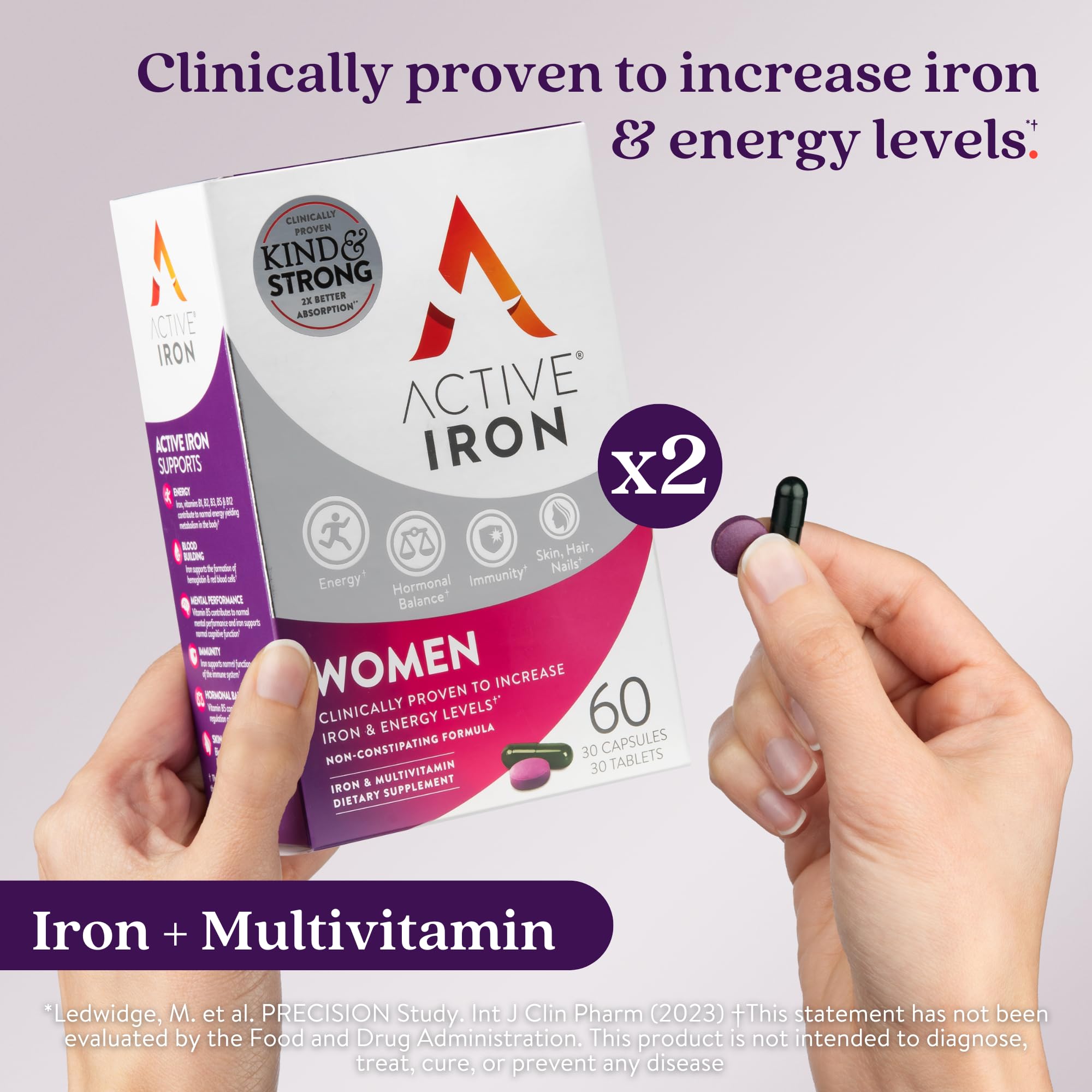 ActiveIron – capsules énergie pour maintenir l'endurance au quotidien.