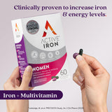 Active Iron: capsules fer 25 mg, prise quotidienne facile et douce.