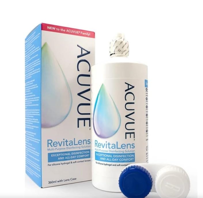 ACU vue Revita nettoyage et désinfection : lentilles propres et confortables.