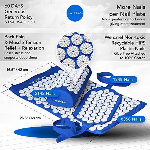 Acubliss sac de rangement bleu: accessoire pratique et portable.