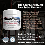 AcuPlus Crème anti-inflammatoire – application ciblée sur les articulations et raideur.