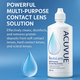 Acuuvueee confort oculaire, hydratation douce et bien-être tout au long de la journée.