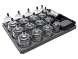 AcuZone Premium cupping: tailles variées pour dos et cuisses, facilité d’ajustement.
