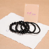 AD Beads bracelet tourmaline noire – protection renforcée et énergie stable.