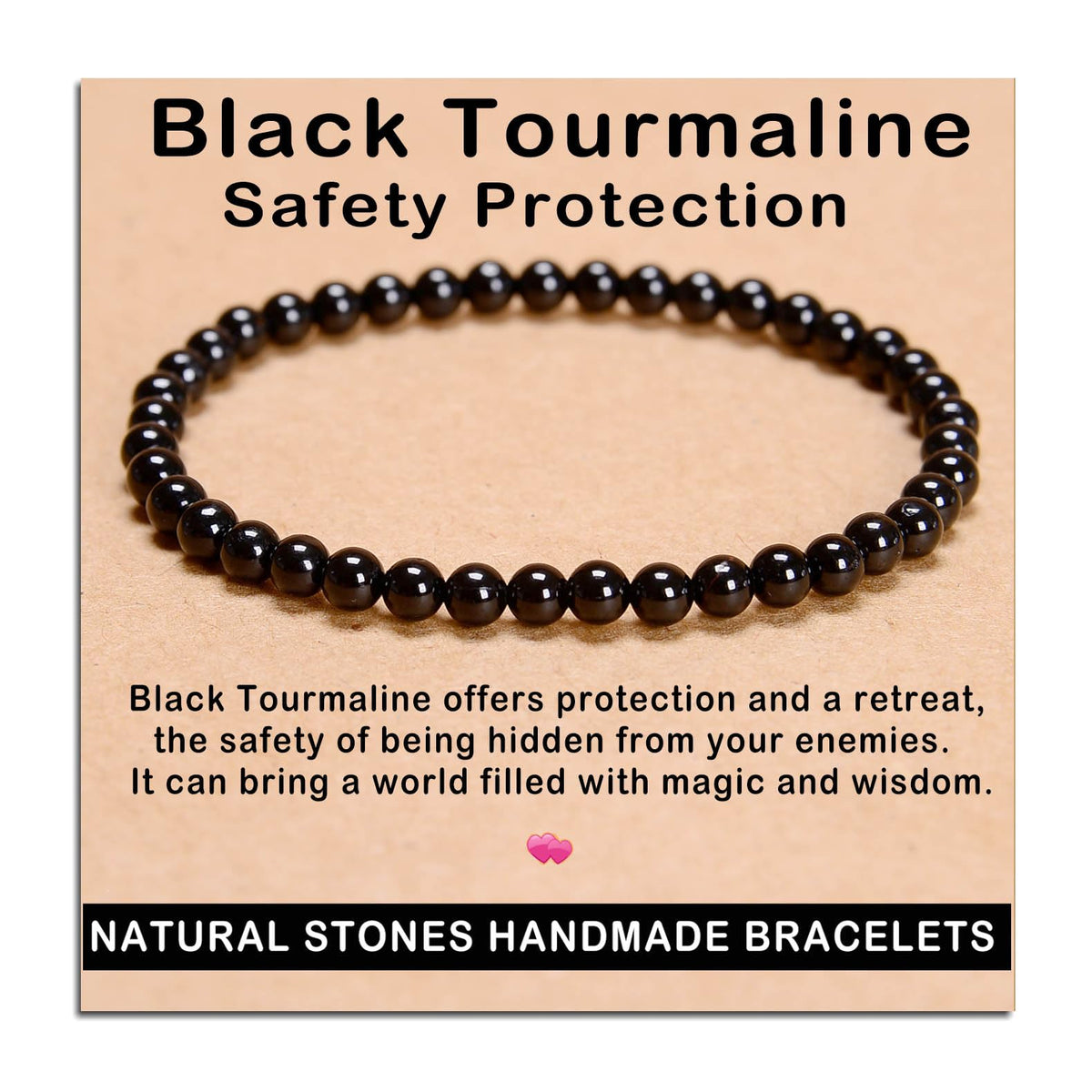 AD Beads bracelet perles naturelles 4mm – calme et style au quotidien.