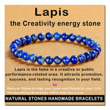 AD Beads bracelet lapis lazuli, équilibre et élégance au quotidien.