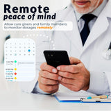 Adamson TimelyMed alarmes visuelles et sonores pour rappeler les doses.