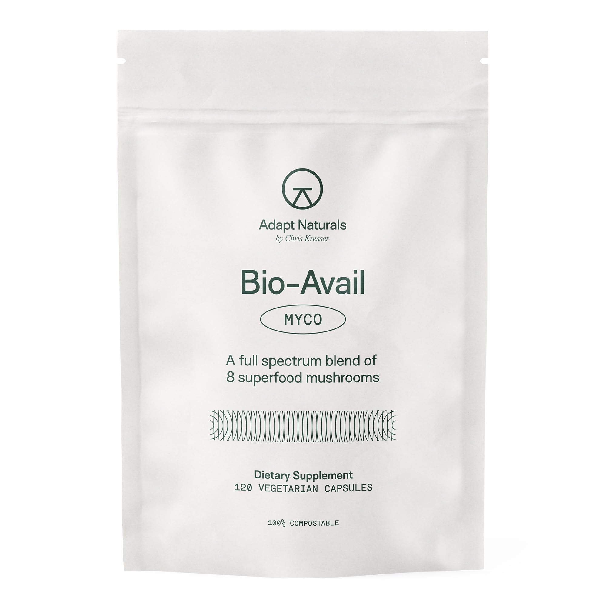 Adapt Naturals Bio-Avail Myco : bouteille prête pour énergie durable.