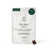 ADAPT NATURALS Omega3 – bouteille montrant l'étiquette, promesse d’oméga 3 de qualité.