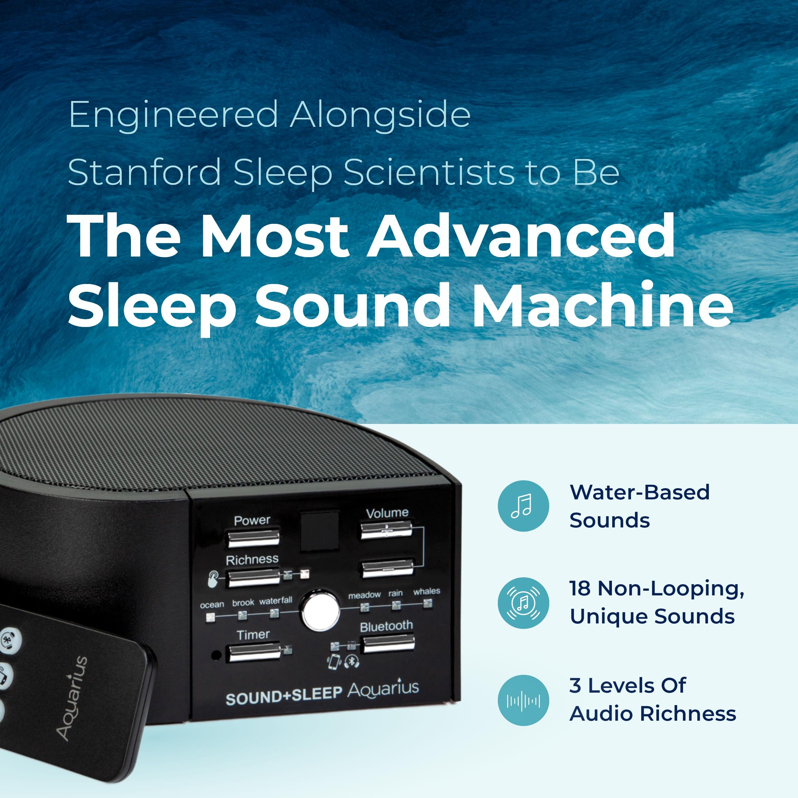 Adaptive Sound Aquarius: haut-parleur Bluetooth puissant pour écoute immersive et privée.