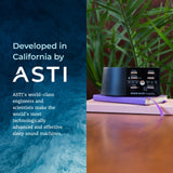 Adaptive Sound Aquarius: minuterie optionnelle avec fondu progressif pour écoute douce.