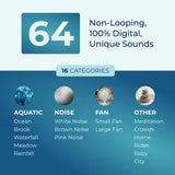 Adaptive Sound Technologies Sound + Sleep SE: pluie légère pour endormissement rapide et calme.