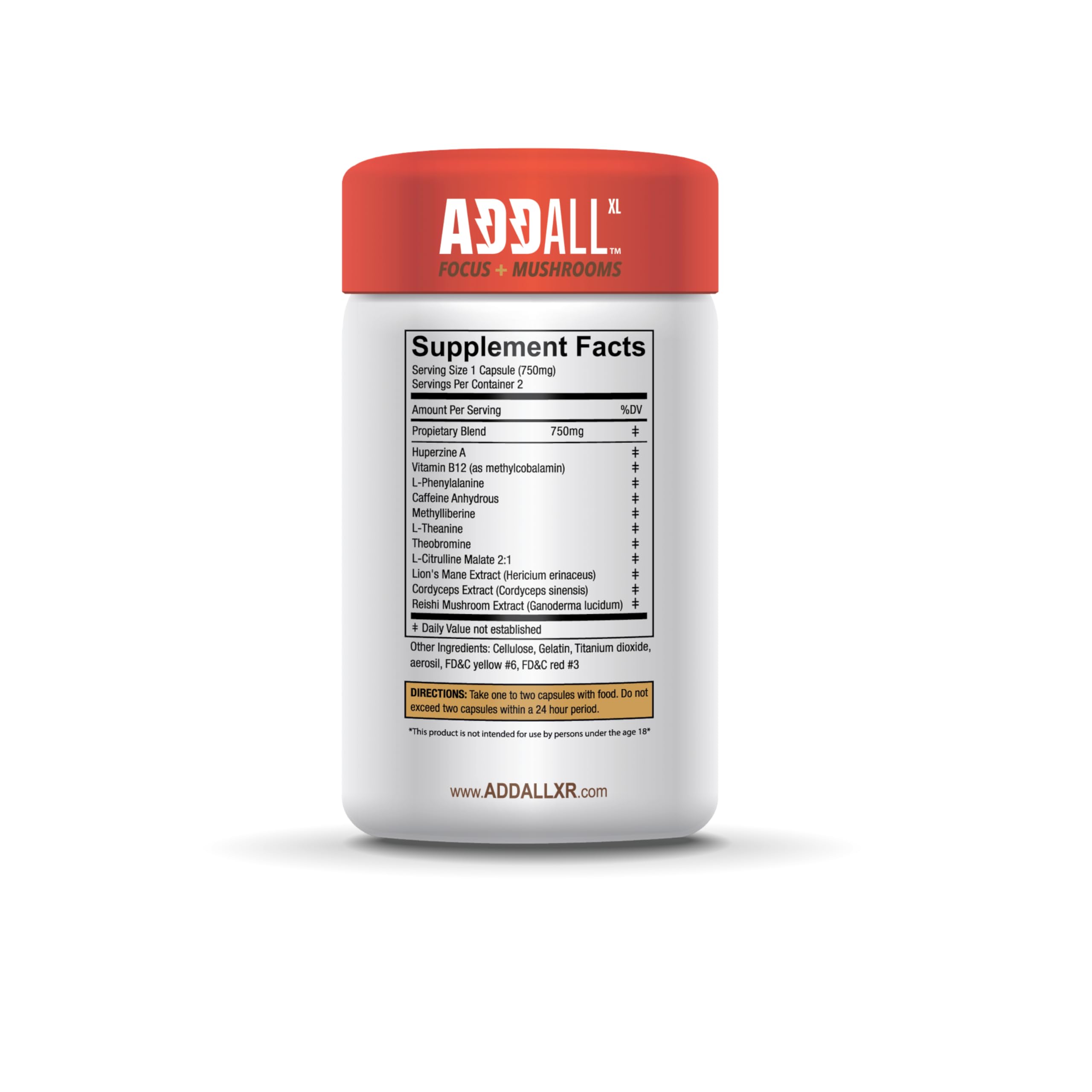 Addall Focus + Mushrooms gélules, facilité d’utilisation au quotidien.