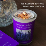 Bougie Adirondack essences foret aromatherapie, ambiance calme garantie.