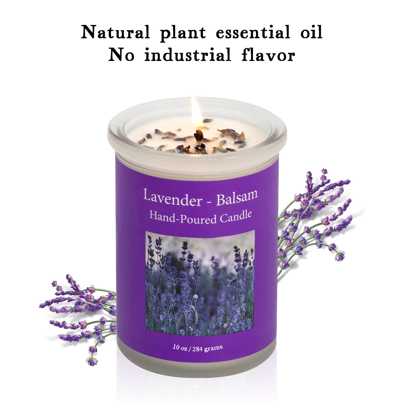 Bougie Adirondack sapin balsam, mèches naturelles, parfum boisé pour détente nocturne.