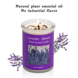 Bougie Adirondack sapin balsam, mèches naturelles, parfum boisé pour détente nocturne.