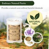 Notes mandarine menthe lavande, ADIRONDACK, parfum rafraîchissant pour une ambiance zen.
